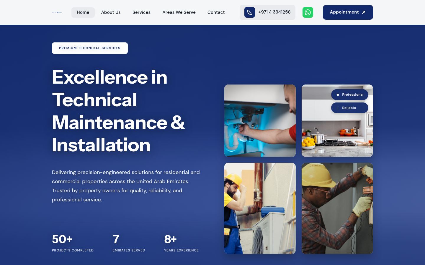 Mariamain Technical Services · HOMEPAGE_SCREENSHOT