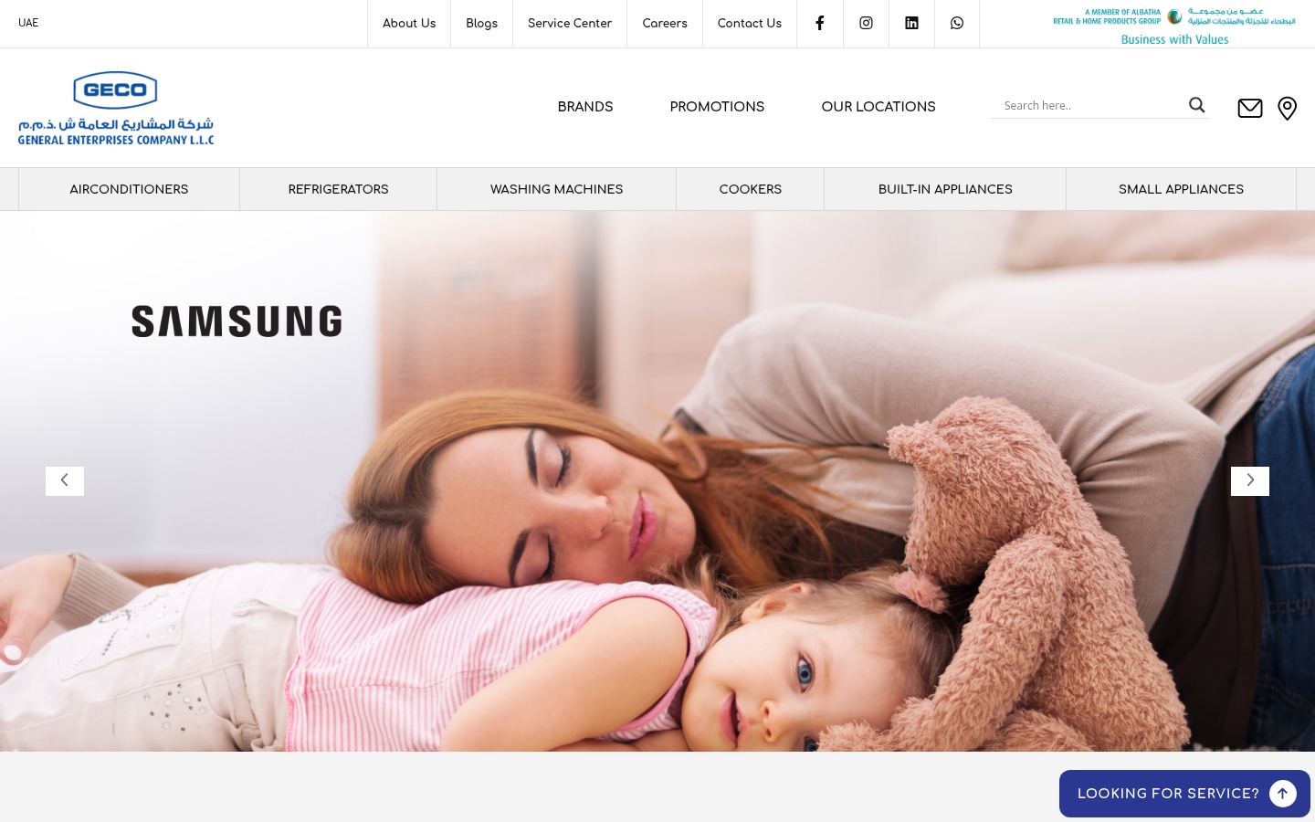General Enterprises Company - Geco · HOMEPAGE_SCREENSHOT