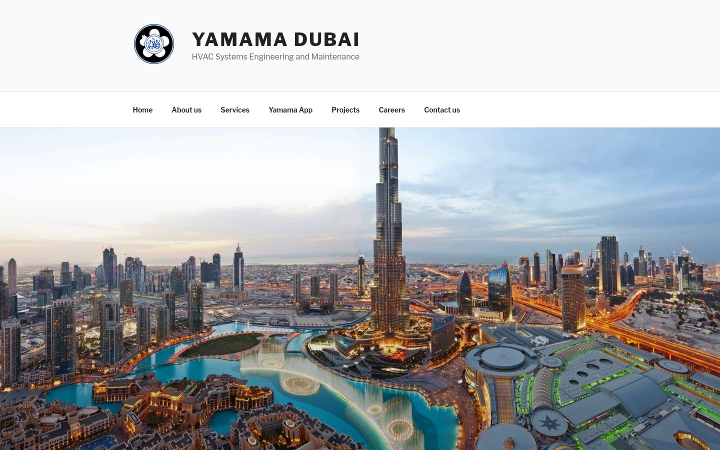 Al Yamama Eng. Central A/c Est. · HOMEPAGE_SCREENSHOT