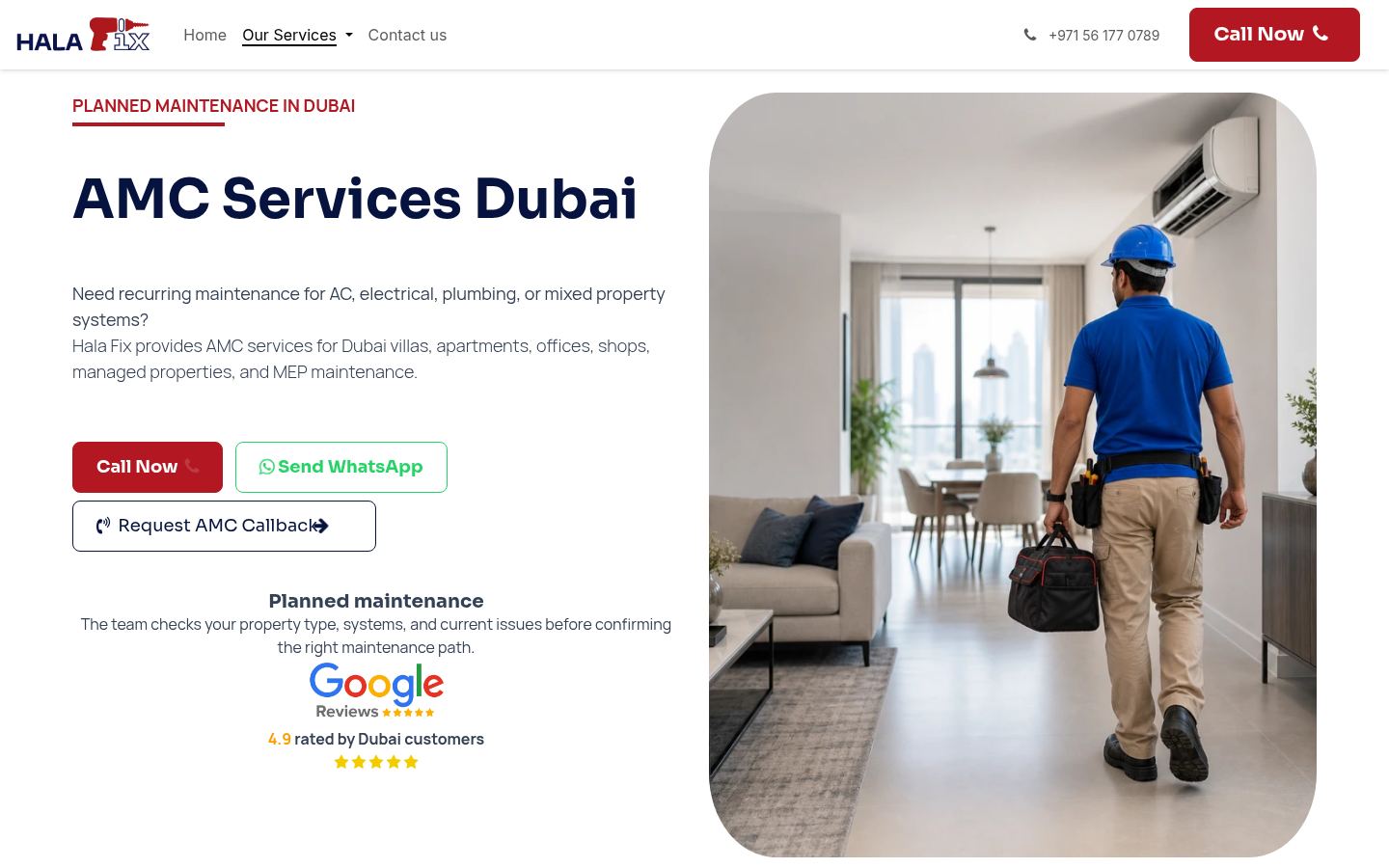 Hala Fix · HOMEPAGE_SCREENSHOT