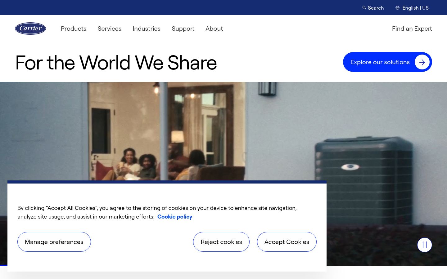Uts Carrier Llc · HOMEPAGE_SCREENSHOT