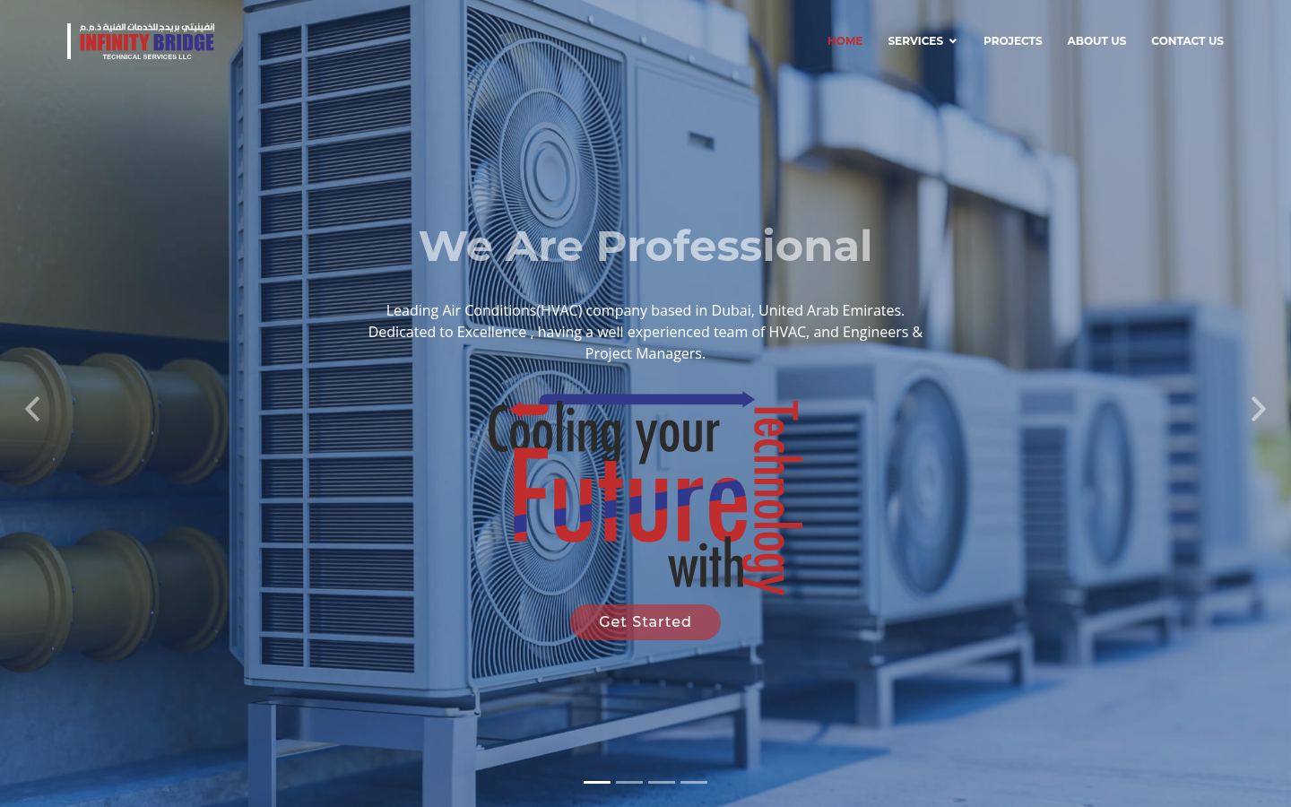 Infinity Bridge HVAC · HOMEPAGE_SCREENSHOT