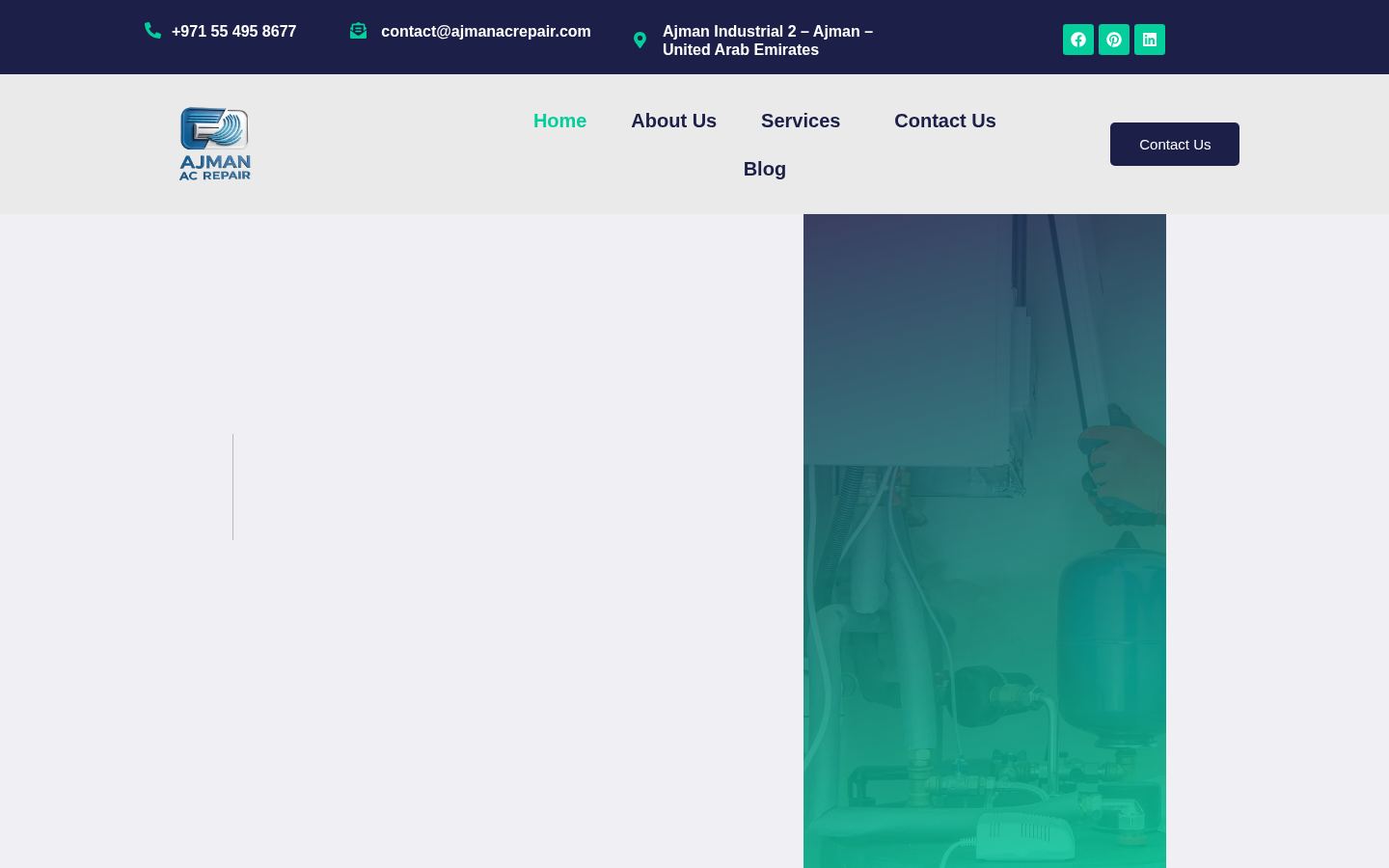 Ajman AC Repair · HOMEPAGE_SCREENSHOT