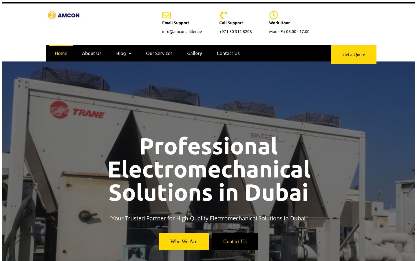 AMCON Chiller · HOMEPAGE_SCREENSHOT