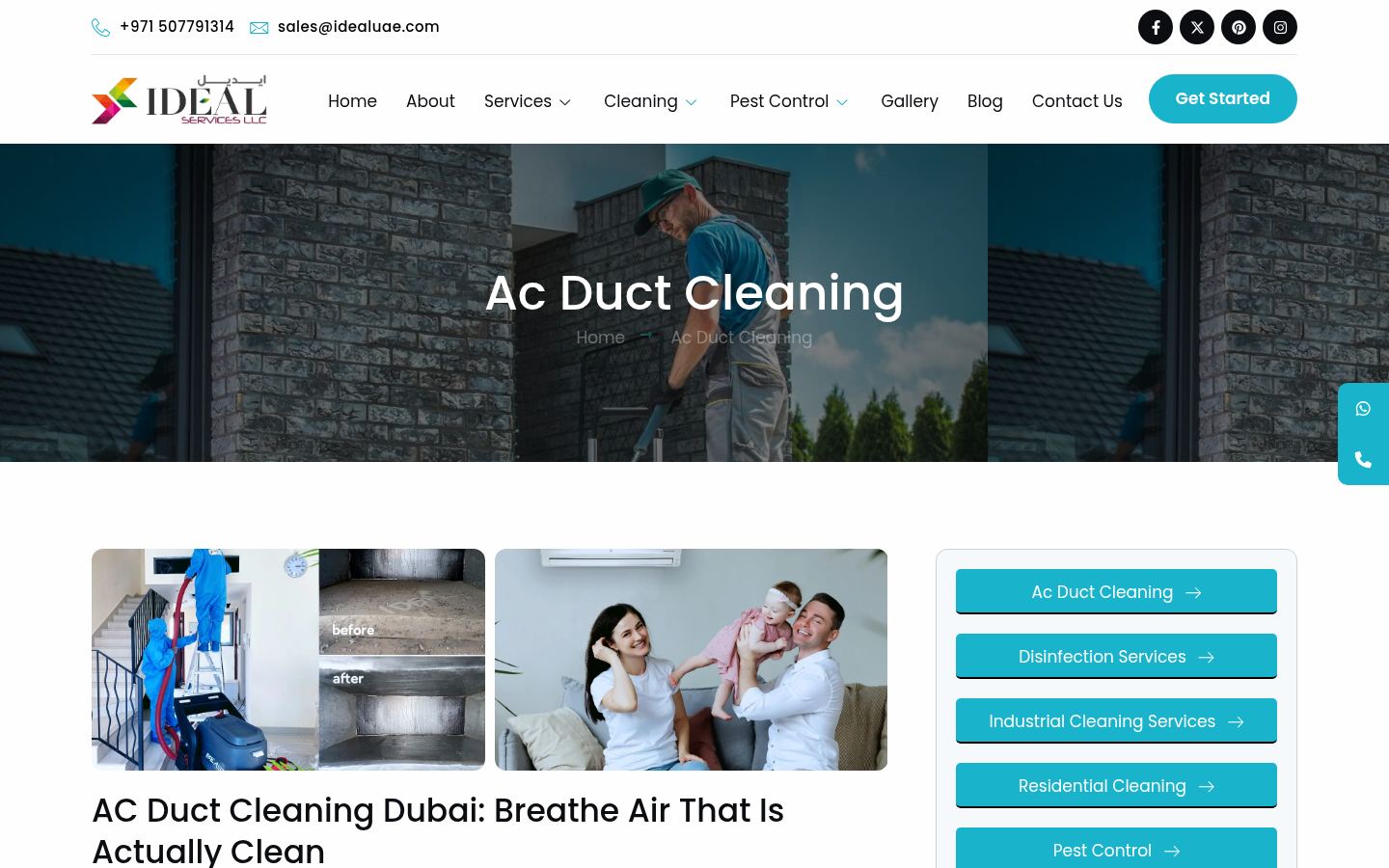 Ideal Services · HOMEPAGE_SCREENSHOT