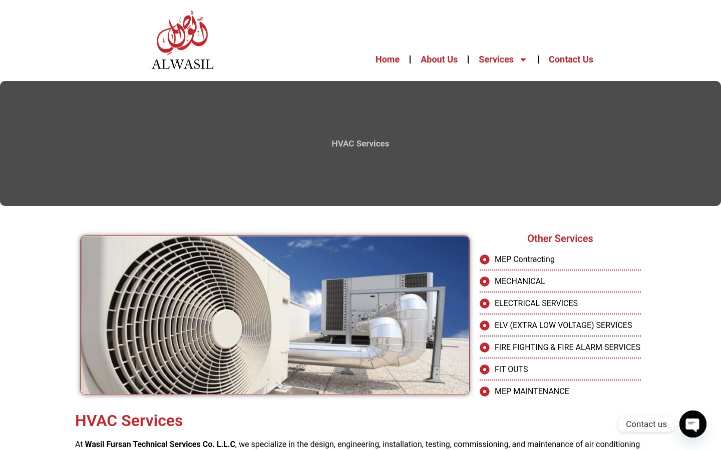 Al Wasil MEP · HOMEPAGE_SCREENSHOT