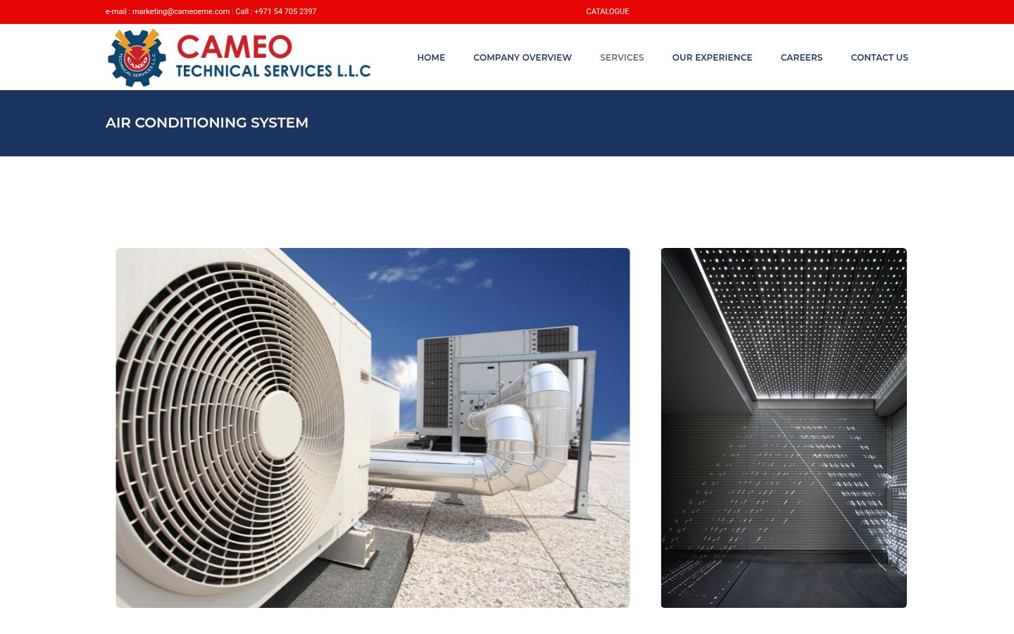 Cameo Technical Services · HOMEPAGE_SCREENSHOT