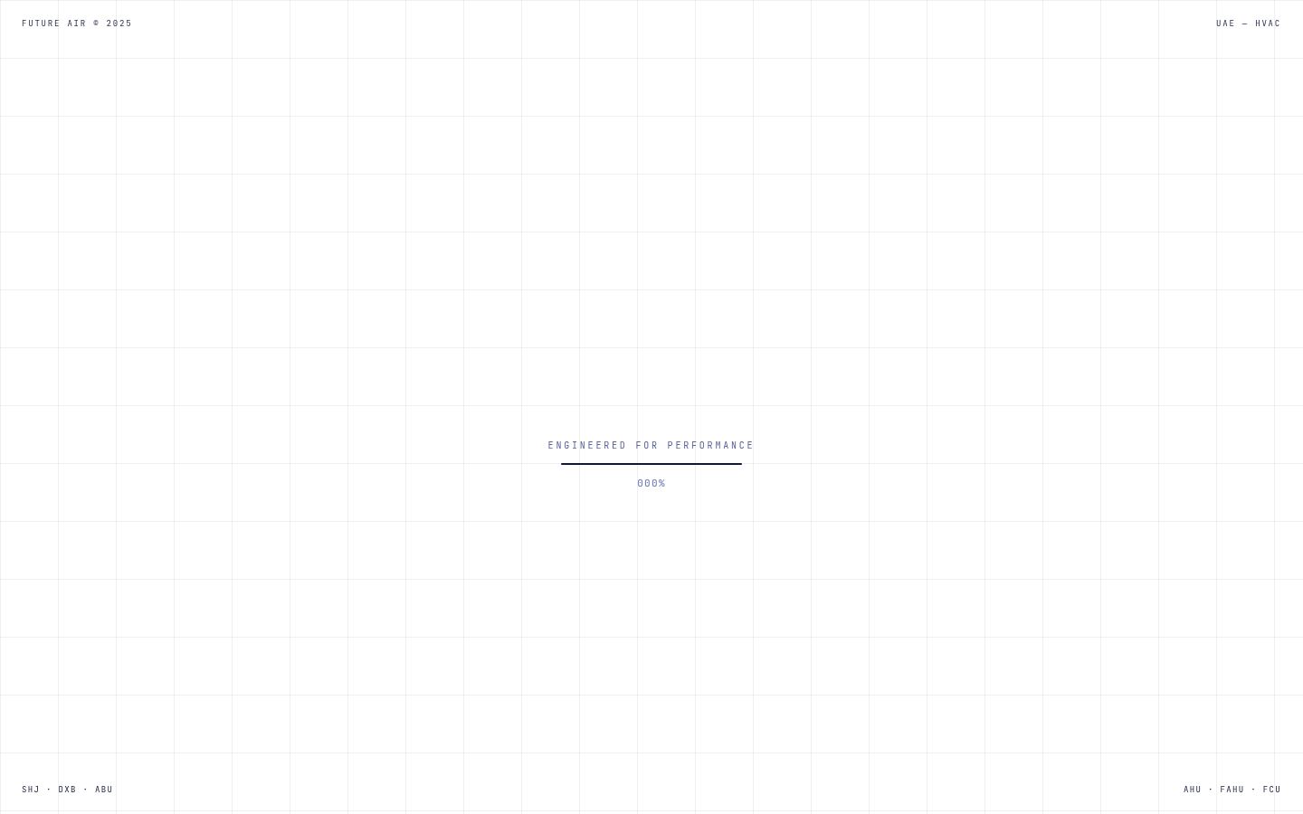 Future Air Air Conditioning Manufacturing · HOMEPAGE_SCREENSHOT