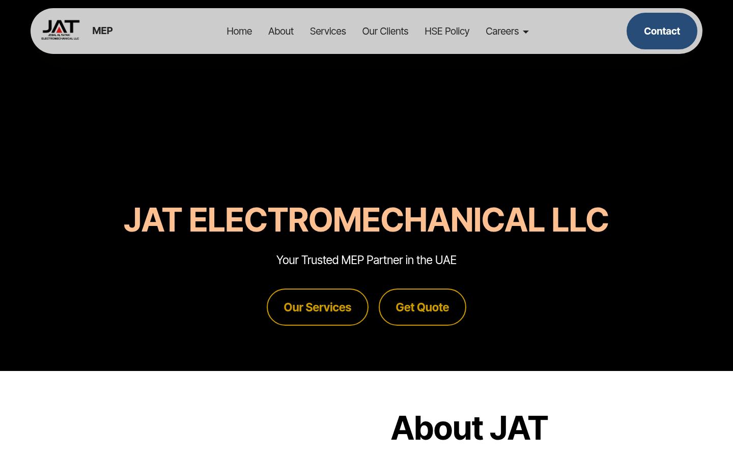 Jebal Al Tafani Electromechanical · HOMEPAGE_SCREENSHOT