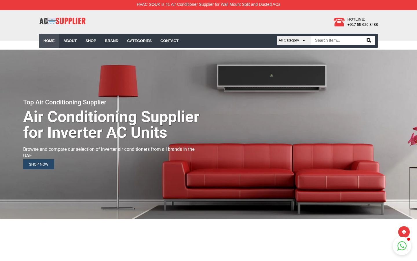 Cool and Cool Air Condition System · HOMEPAGE_SCREENSHOT