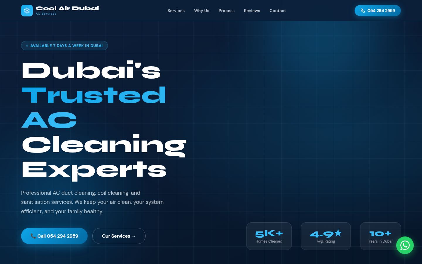 AC Services UAE · HOMEPAGE_SCREENSHOT