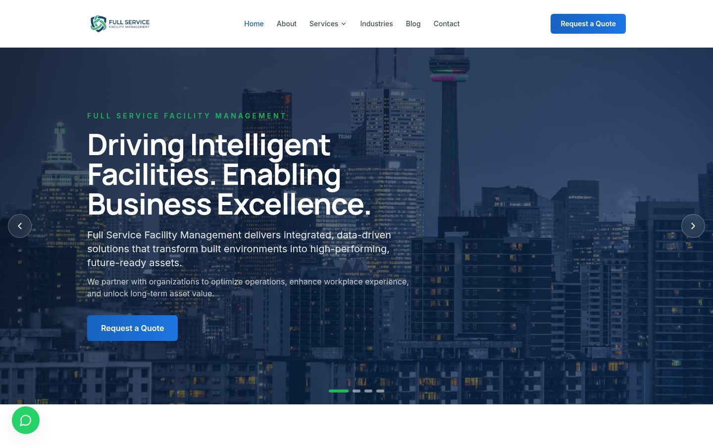 Full Service Facility Management · HOMEPAGE_SCREENSHOT