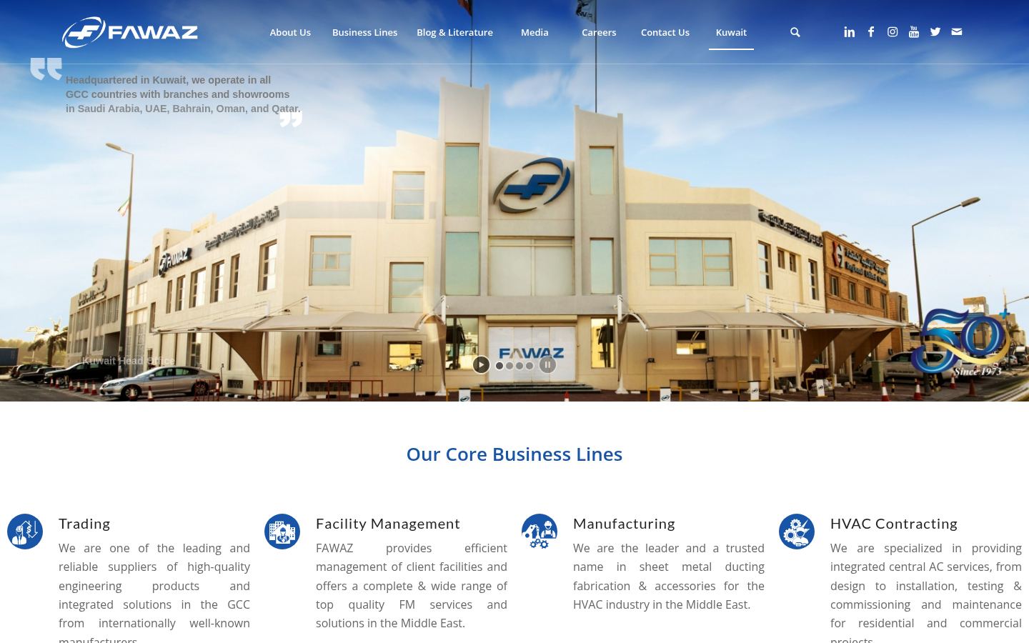 Fawaz Trading And Engineering Services Co L.l.c · HOMEPAGE_SCREENSHOT